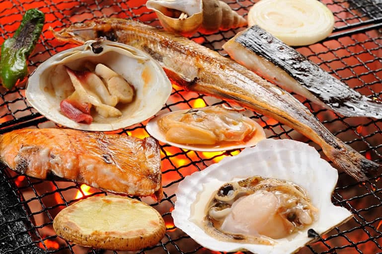 知床の海鮮